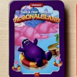 10 GRIMACE ONLY McDonald's Tins Grimace 10 Total New Unopened